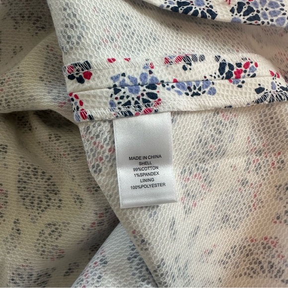 NWT CeCe Mosaic cutout fit and flare Red White and Blue dress - Picture 5 of 8